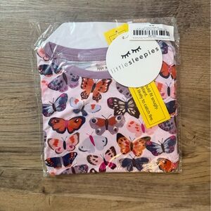 Little Sleepies Butterfly Print Kids PJs